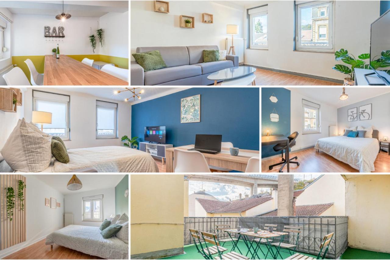 1 Studio & 4 Appts - 1 A 4 Lits - 1 A 7 Pers - 1 Immeuble - Confort, Flexibilite ------ English - 1 Studio & 4 Apts - 1 To 4 Beds - 1 To 7 Guests - Same Building -- Cattenom Hayange Dış mekan fotoğraf