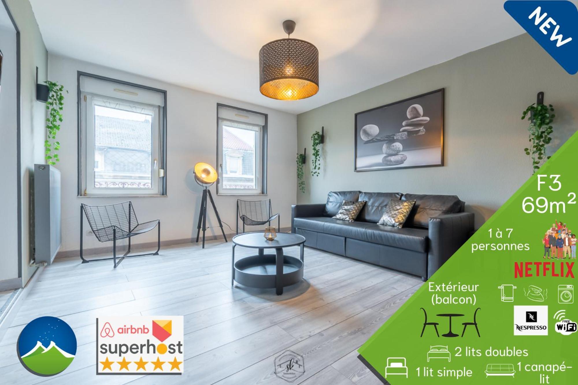 1 Studio & 4 Appts - 1 A 4 Lits - 1 A 7 Pers - 1 Immeuble - Confort, Flexibilite ------ English - 1 Studio & 4 Apts - 1 To 4 Beds - 1 To 7 Guests - Same Building -- Cattenom Hayange Dış mekan fotoğraf